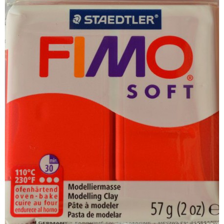 Fimo soft 24 rouge indien