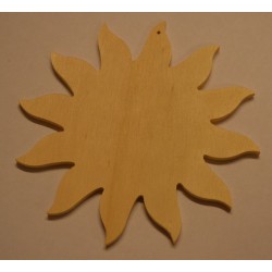 Grand soleil en bois 11 cm