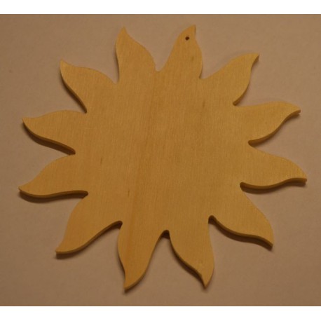 Grand soleil en bois 11 cm