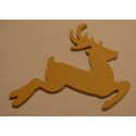 Renne en bois 17 cm