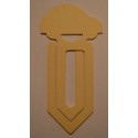 Marque page en bois voiture