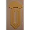 Marque page en bois voiture