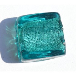 Carré turquoise 15 x 15 mm