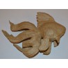 Poisson dentelé 16 x 4 x 11 cm