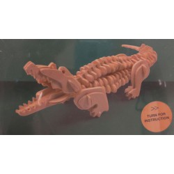 Maquette en bois crocodile