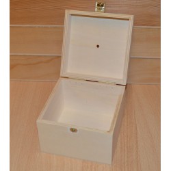 Boîte pour ficelle en bois 11 x 11 x 9 cm