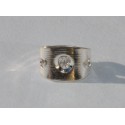 Fermeture clou d'oreille argenté