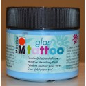 Glas Tattoo 100 ml bleu aqua satiné