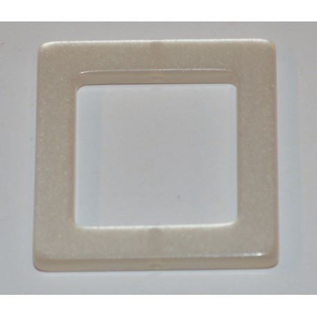 Polaris carré 20 mm blanc