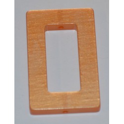 Polaris rectangle 20 x 30 mm orange