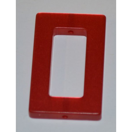 Polaris rectangle 20 x 30 mm rouge