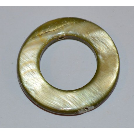 Anneau vert olive 20mm