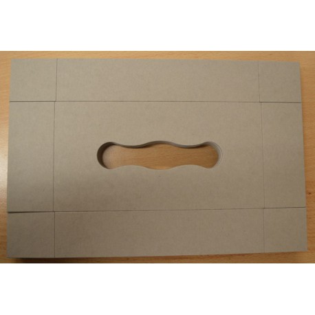 Boîte rectangulaire en carton pour Kleenex 23 x 12 x 5 cm