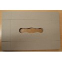 Boîte rectangulaire en carton pour Kleenex 23 x 12 x 5 cm