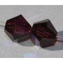 Toupie Swaro 4mm Burgundy AB