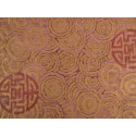 Feuille Décopatch 30x38.5cm rose or 356