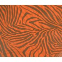 Feuille Décopatch 30x38.5cm zèbre oranges