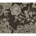 Feuille Décopatch 30x38.5cm dentelle noir et blanc 433