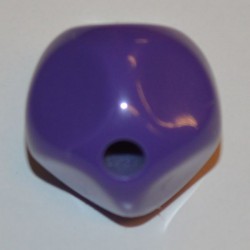 Perle à facettes acryl 14 mm violet