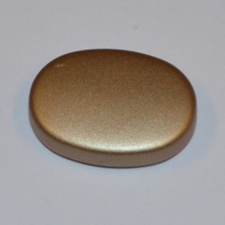Olive plate 18x12mm beige