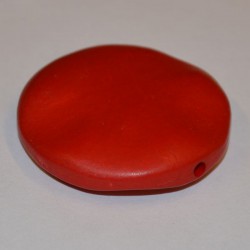 Galet PVC 40mm rouge
