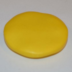 Galet PVC 40mm jaune
