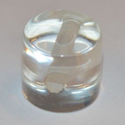 Cylindre 18x18mm transparent