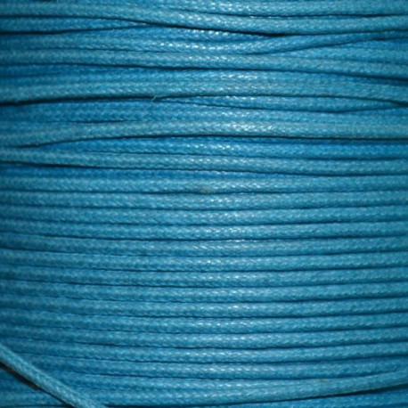 Coton ciré 1.5 mm turquoise