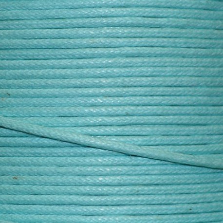 Coton ciré 1.5 mm turquoise clair