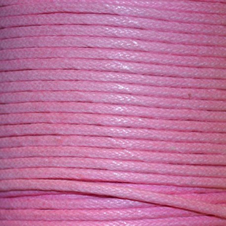 Coton ciré 1.5 mm rose