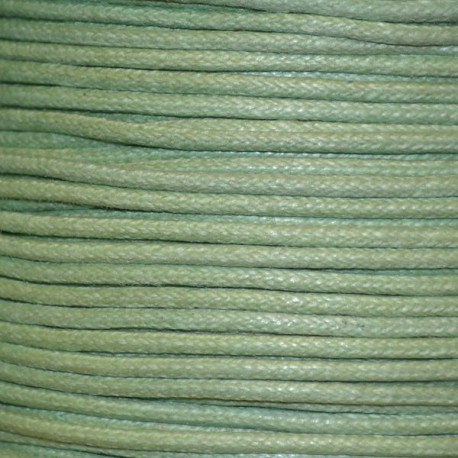 Coton ciré 1.5 mm vert clair