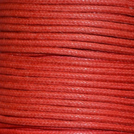 Coton ciré 1.5 mm rouge