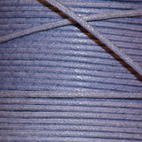 Coton ciré 1.5 mm mauve