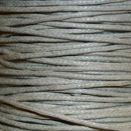 Coton ciré 0.5 mm gris