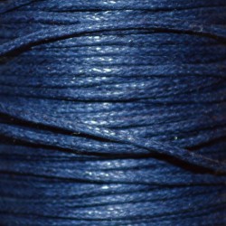 Coton ciré 0.5 mm bleumarine