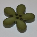 Fleur résine 3 cm vert sauge