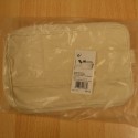 Trousse de toilette en coton nature 25 x 15 cm