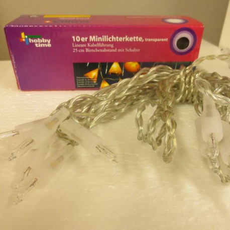 Guirlande lumineuse 10 ampoules