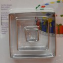 Découpoirs à fondant carrés