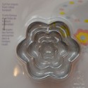 Découpoirs à fondant fleurs 6 pétales