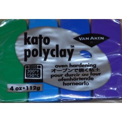 Kato Polyclay 112 g couleurs froides
