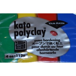 Kato Polyclay 112 g couleurs primaires