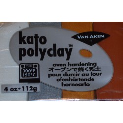 Kato Polyclay 112 g couleurs métallisées