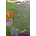 Feuilles de structure 4p Tricot et nid d'abeille
