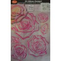 Tampon silicone 3D Rose