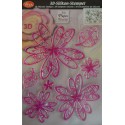 Tampon silicone 3D Flower princess