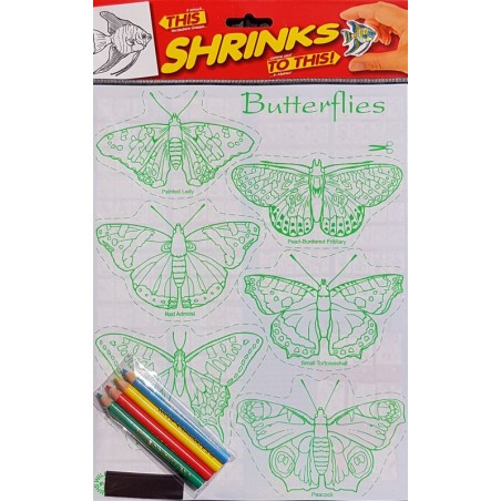 Plastique fou A4 Papillons
