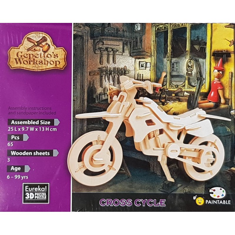 Puzzle 3D Cross cycle 25x9.7x13cm