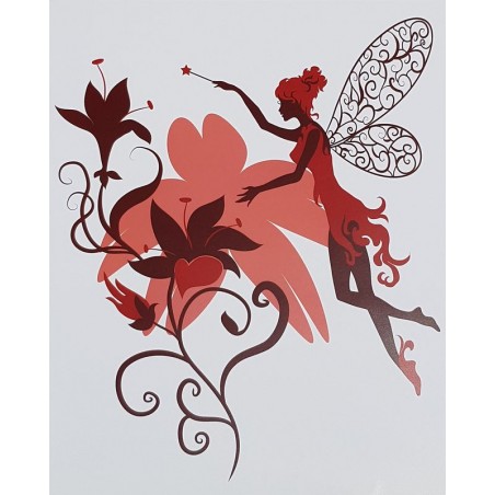 Image 160 g/m2 24 x 30 cm Elfe bordeaux