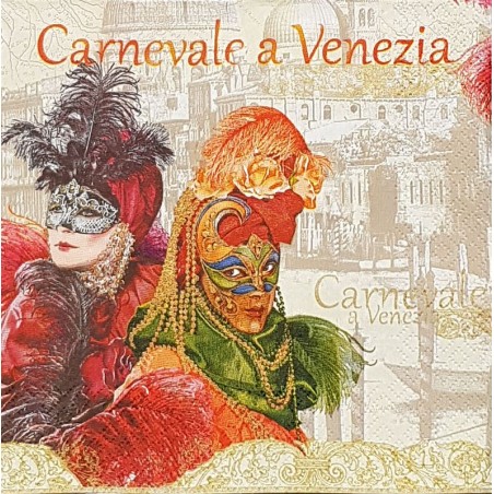 Serviette Carnaval de Venise